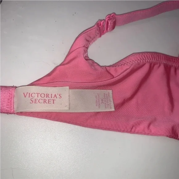 Victoria’s Secret PINK Tshirt Bra Sz 34C Lightly Lined Wired Adjustable Straps - Picture 4 of 4